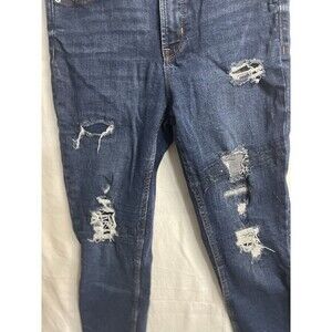 Old‎ Navy Rockstar Teens Super Skinny Dark Denim Jean Size 6